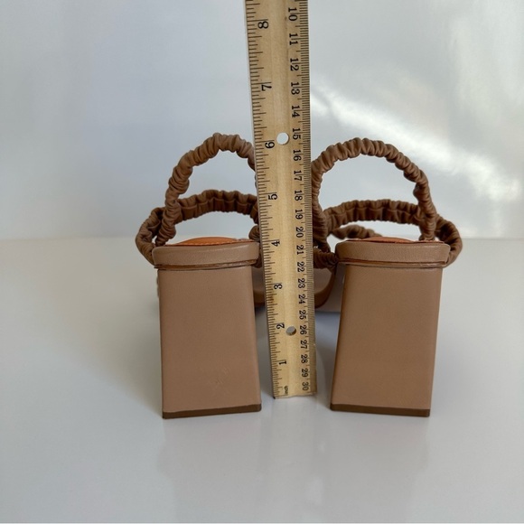 SCHUTZ  Slingback Strap Open Toe Block High Block Heel Sandals - Picture 3 of 9